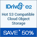 IDrive e2 S3 storage